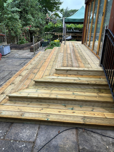 Pine Decking Fitted In Bourne End 03 Medium